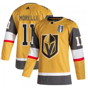 Adidas Mason Morelli Vegas Golden Knights Youth Authentic 2020/21 Alternate 2023 Stanley Cup Final Jersey - Gold