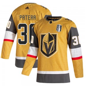 Adidas Jiri Patera Vegas Golden Knights Youth Authentic 2020/21 Alternate 2023 Stanley Cup Final Jersey - Gold