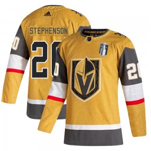 Adidas Chandler Stephenson Vegas Golden Knights Youth Authentic 2020/21 Alternate 2023 Stanley Cup Final Jersey - Gold
