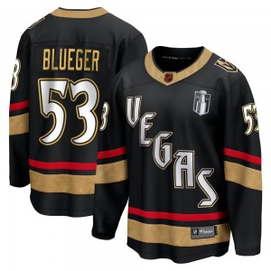 Fanatics Branded Teddy Blueger Vegas Golden Knights Men's Breakaway Black Special Edition 2.0 2023 Stanley Cup Final Jersey - Bl