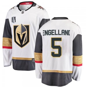 Fanatics Branded Deryk Engelland Vegas Golden Knights Men's Breakaway White Away 2023 Stanley Cup Final Jersey - Gold
