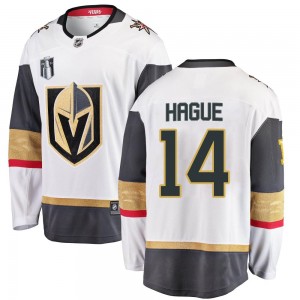 Fanatics Branded Nicolas Hague Vegas Golden Knights Men's Breakaway White Away 2023 Stanley Cup Final Jersey - Gold