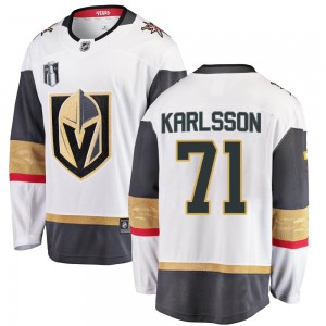 Fanatics Branded William Karlsson Vegas Golden Knights Men's Breakaway White Away 2023 Stanley Cup Final Jersey - Gold
