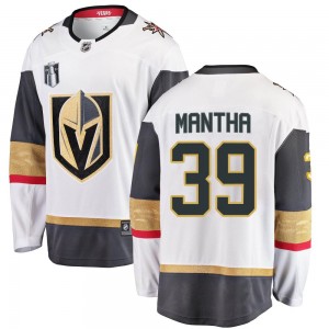 Fanatics Branded Anthony Mantha Vegas Golden Knights Men's Breakaway White Away 2023 Stanley Cup Final Jersey - Gold
