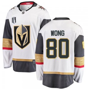 Fanatics Branded Tyler Wong Vegas Golden Knights Men's Breakaway White Away 2023 Stanley Cup Final Jersey - Gold