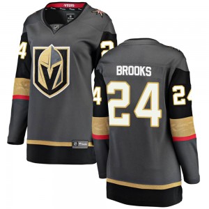 Fanatics Branded Adam Brooks Vegas Golden Knights Women's Breakaway Black Home Jersey - Gold