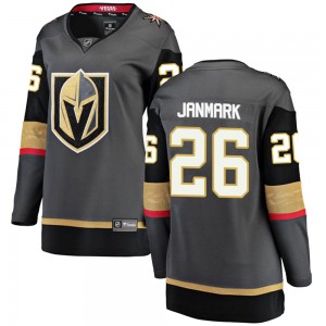 Fanatics Branded Mattias Janmark Vegas Golden Knights Women's Breakaway Black Home Jersey - Gold