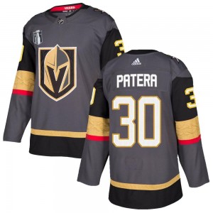 Adidas Jiri Patera Vegas Golden Knights Men's Authentic Gray Home 2023 Stanley Cup Final Jersey - Gold