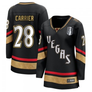 Fanatics Branded William Carrier Vegas Golden Knights Women's Breakaway Black Special Edition 2.0 2023 Stanley Cup Final Jersey 
