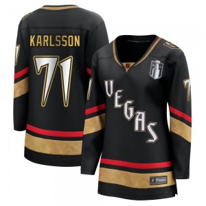 Fanatics Branded William Karlsson Vegas Golden Knights Women's Breakaway Black Special Edition 2.0 2023 Stanley Cup Final Jersey