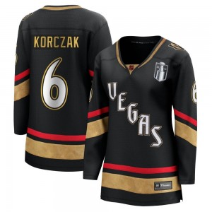 Fanatics Branded Kaedan Korczak Vegas Golden Knights Women's Breakaway Black Special Edition 2.0 2023 Stanley Cup Final Jersey -