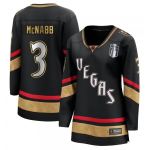 Fanatics Branded Brayden McNabb Vegas Golden Knights Women's Breakaway Black Special Edition 2.0 2023 Stanley Cup Final Jersey -