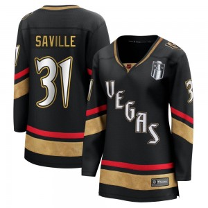 Fanatics Branded Isaiah Saville Vegas Golden Knights Women's Breakaway Black Special Edition 2.0 2023 Stanley Cup Final Jersey -