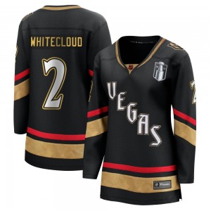 Fanatics Branded Zach Whitecloud Vegas Golden Knights Women's Breakaway Black Special Edition 2.0 2023 Stanley Cup Final Jersey 