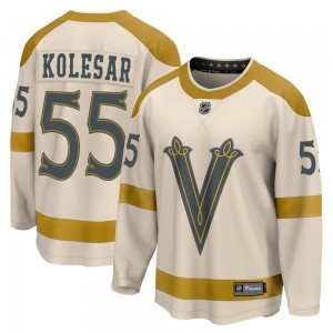 Fanatics Branded Keegan Kolesar Vegas Golden Knights Men's Cream 2024 Winter Classic Breakaway Jersey - Gold