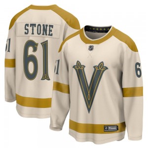 Fanatics Branded Mark Stone Vegas Golden Knights Men's Cream 2024 Winter Classic Breakaway Jersey - Gold