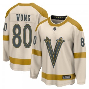 Fanatics Branded Tyler Wong Vegas Golden Knights Men's Cream 2024 Winter Classic Breakaway Jersey - Gold