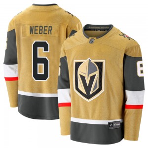 Fanatics Branded Shea Weber Vegas Golden Knights Men's Premier Breakaway 2020/21 Alternate Jersey - Gold