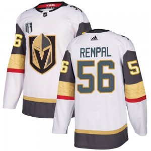 Adidas Sheldon Rempal Vegas Golden Knights Men's Authentic White Away 2023 Stanley Cup Final Jersey - Gold