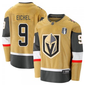 Fanatics Branded Jack Eichel Vegas Golden Knights Youth Premier Breakaway 2020/21 Alternate 2023 Stanley Cup Final Jersey - Gold