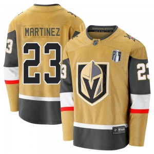 Fanatics Branded Alec Martinez Vegas Golden Knights Youth Premier Breakaway 2020/21 Alternate 2023 Stanley Cup Final Jersey - Go