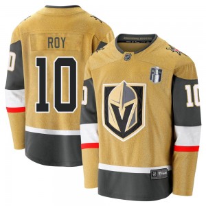 Fanatics Branded Nicolas Roy Vegas Golden Knights Youth Premier Breakaway 2020/21 Alternate 2023 Stanley Cup Final Jersey - Gold