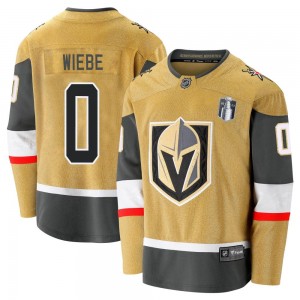 Fanatics Branded Abram Wiebe Vegas Golden Knights Youth Premier Breakaway 2020/21 Alternate 2023 Stanley Cup Final Jersey - Gold