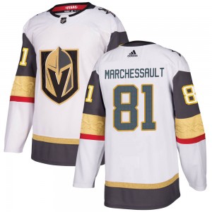 Adidas Jonathan Marchessault Vegas Golden Knights Youth Authentic White Away Jersey - Gold