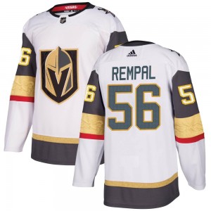 Adidas Sheldon Rempal Vegas Golden Knights Youth Authentic White Away Jersey - Gold