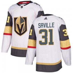 Adidas Isaiah Saville Vegas Golden Knights Youth Authentic White Away Jersey - Gold