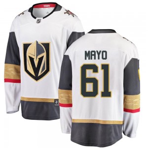 Fanatics Branded Dysin Mayo Vegas Golden Knights Men's Breakaway White Away Jersey - Gold