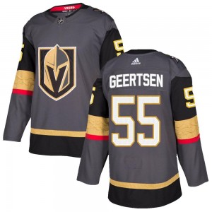 Adidas Mason Geertsen Vegas Golden Knights Youth Authentic Gray Home Jersey - Gold
