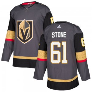 Adidas Mark Stone Vegas Golden Knights Youth Authentic Gray Home Jersey - Gold