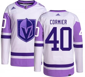 Adidas Lukas Cormier Vegas Golden Knights Youth Authentic Hockey Fights Cancer Jersey - Gold