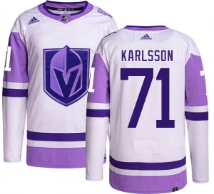 Adidas William Karlsson Vegas Golden Knights Youth Authentic Hockey Fights Cancer Jersey - Gold