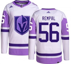 Adidas Sheldon Rempal Vegas Golden Knights Youth Authentic Hockey Fights Cancer Jersey - Gold