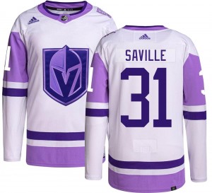 Adidas Isaiah Saville Vegas Golden Knights Youth Authentic Hockey Fights Cancer Jersey - Gold