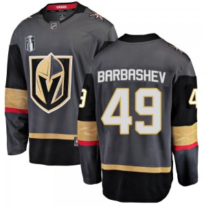 Fanatics Branded Ivan Barbashev Vegas Golden Knights Youth Breakaway Black Home 2023 Stanley Cup Final Jersey - Gold