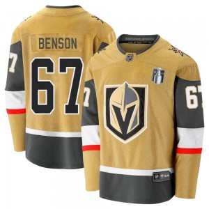Fanatics Branded Tyler Benson Vegas Golden Knights Men's Premier Breakaway 2020/21 Alternate 2023 Stanley Cup Final Jersey - Gol