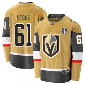 Fanatics Branded Mark Stone Vegas Golden Knights Men's Premier Breakaway 2020/21 Alternate 2023 Stanley Cup Final Jersey - Gold