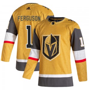 Adidas Dylan Ferguson Vegas Golden Knights Men's Authentic 2020/21 Alternate Jersey - Gold