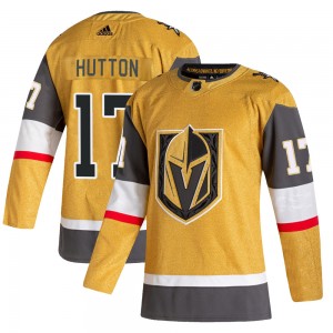 Adidas Ben Hutton Vegas Golden Knights Men's Authentic 2020/21 Alternate Jersey - Gold