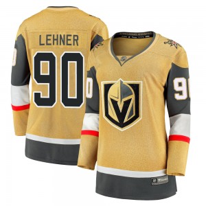Fanatics Branded Robin Lehner Vegas Golden Knights Women's Premier Breakaway 2020/21 Alternate Jersey - Gold
