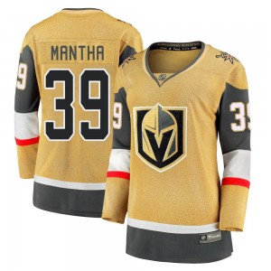 Fanatics Branded Anthony Mantha Vegas Golden Knights Women's Premier Breakaway 2020/21 Alternate Jersey - Gold