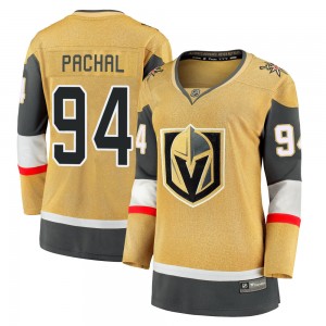 Fanatics Branded Brayden Pachal Vegas Golden Knights Women's Premier Breakaway 2020/21 Alternate Jersey - Gold