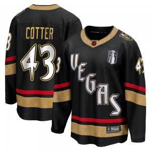 Fanatics Branded Paul Cotter Vegas Golden Knights Youth Breakaway Black Special Edition 2.0 2023 Stanley Cup Final Jersey - Gold