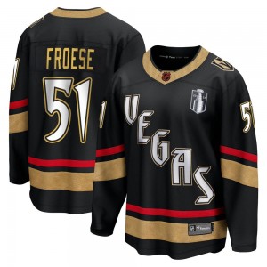 Fanatics Branded Byron Froese Vegas Golden Knights Youth Breakaway Black Special Edition 2.0 2023 Stanley Cup Final Jersey - Gol
