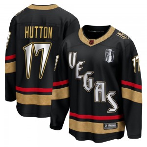 Fanatics Branded Ben Hutton Vegas Golden Knights Youth Breakaway Black Special Edition 2.0 2023 Stanley Cup Final Jersey - Gold