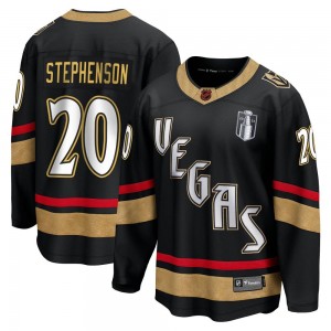 Fanatics Branded Chandler Stephenson Vegas Golden Knights Youth Breakaway Black Special Edition 2.0 2023 Stanley Cup Final Jerse