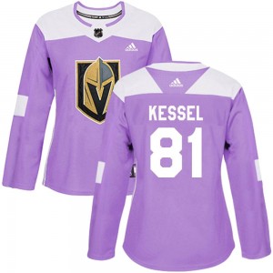 Adidas Phil Kessel Vegas Golden Knights Women's Authentic Fights Cancer Practice Jersey - Purple